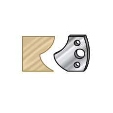 64F120 Pair of 40mm Steel Knives for Profile Pro Inserts