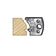 64F121 Pair of 40mm Steel Knives for Profile Pro Inserts