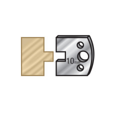 64F092 Pair of 40mm Steel Knives for Profile Pro Inserts