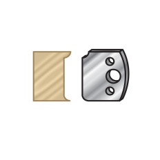 64F172 Pair of 40mm Steel Knives for Profile Pro Inserts