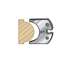 66F006 Pair of 60mm Steel Knives for Profile Pro Inserts