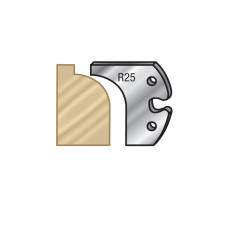 66F008 Pair of 60mm Steel Knives for Profile Pro Inserts