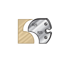 66F009 Pair of 60mm Steel Knives for Profile Pro Inserts