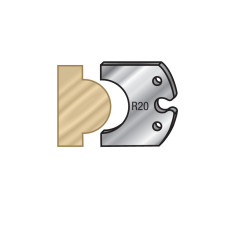 66F011 Pair of 60mm Steel Knives for Profile Pro Inserts