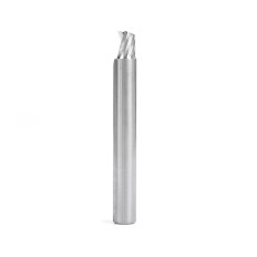 51641 Solid Carbide CNC Spiral 'O' Single Flute, Plastic Cutting 3/8 Dia x 3/8 x 3/8 Shank x 3 Inch Long Up-Cut Router Bit