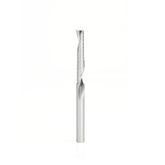 57322 Metric Solid Carbide CNC Spiral 'O' Single Flute, Plastic Cutting 5 Dia x 30 x 5 Shank x 64mm Long Up-Cut Router Bit