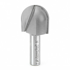 45944-CNC Carbide Tipped Core Box 5/8 Radius x 1-1/4 Dia x 1-1/4 x 1/2 Inch Shank CNC