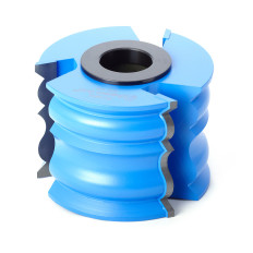 SC664 Carbide Tipped 3-Wing Crown Molding 13/32 Radius x 45 Deg x 3-1/2 Dia x 2-1/2 x 1 & 1-1/4 Bore