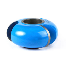 SC534 Carbide Tipped 3-Wing Flute (Convex) 1-1/2 Flute x 3/4 Radius x 3-1/2 Dia x 1-1/2 x 1 & 1-1/4 Bore