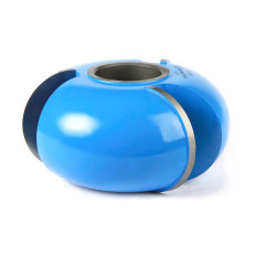 SC536 Carbide Tipped 3-Wing Flute (Convex) 2 Flute x 1 Radius x 4 Dia x 2 x 1 & 1-1/4 Bore