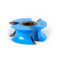 927 Carbide Tipped 3-Wing Bullnose 3/8 Radius x 3/4 Bead Radius x 2-5/8 Dia x 1-1/16 x 1/2 & 3/4 Bore