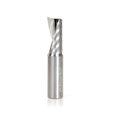 51379 Solid Carbide CNC Spiral 'O' Single Flute, Aluminum Cutting 1/2 Dia x 1-1/8 x 1/2 Shank x 2-1/2 Inch Long Up-Cut Router Bit