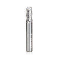 48002 Solid Carbide Medium Burr with 135¬∫ Drill Point Fiberglass and Composite Cutting 3/8 Dia x 7/8 x 3/8 Shank Router Bit