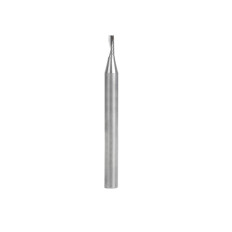 57315 Metric Solid Carbide CNC Spiral 'O' Single Flute, Plastic Cutting 3 Dia x 8 x 6 Shank x 64mm Long Up-Cut Router Bit