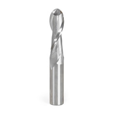 46387 CNC Solid Carbide Up-Cut Ball Nose Spiral 3/4 Dia x 2-1/2 x 3/4 Shank Router Bit