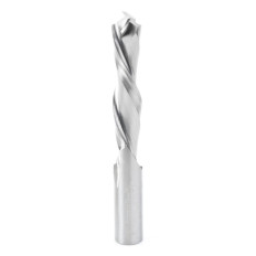 46360 CNC Solid Carbide Compression Spiral for Mortising 1/2 Dia x 2-1/8 x 1/2 Inch Shank