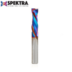 46162 CNC Solid Carbide Spektra™ Extreme Tool Life Coated Compression Spiral 3/8 Dia x 1-1/4 Inch x 3/8 Shank