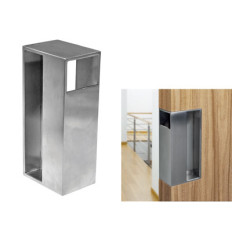 STAINLESS STEEL SLIDING DOOR HANDLE & POCKET DOOR EDGE PULL, DSI-4251-38