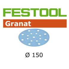 Festool 496991, Granat Abrasives, P1200 Grit for 150 mm Sander, 50-pack