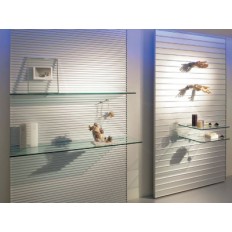 WALL SHELVING SYSTEM, FLUQS 250 WALL PANEL, EX001-21