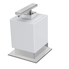 BA0260-203, Be Soap Dispenser W 3 1/2"x D 3 3/4"x H 4 3/4"White