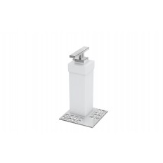 BA0200-203,Zen by Zen Soap Dispenser W 4"x D 4"x H 7 3/16"White