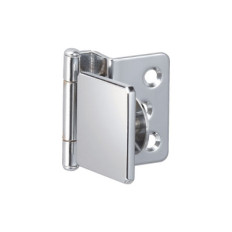 HALF OVERLAY GLASS DOOR HINGE, GH-34-8CR-K