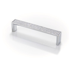 SMALL ROUND CRYSTALS PULL CHROME