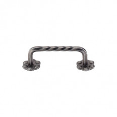 Thin Twist D-Pull w/Backplate 3 5/32" (c-c) - Pewter