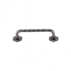 Thin Twist D-Pull w/Backplate 3 15/16" (c-c) - Pewter
