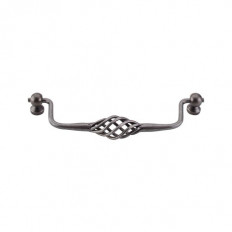 Twisted Wire Drop Pull 6 5/16" (c-c) - Pewter