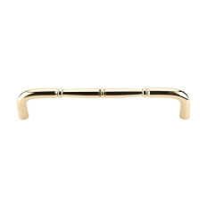 Nouveau Ring Appliance Pull 12" (c-c) - Polished Brass