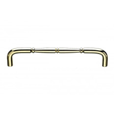 Nouveau Ring Appliance Pull 18" (c-c) - Polished Brass