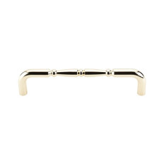 Nouveau Ring Pull 7" (c-c) - Polished Brass