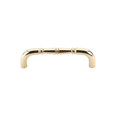 Nouveau Ring Pull 3 3/4" (c-c) - Polished Brass
