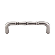 Nouveau Ring Appliance Pull 8" (c-c) - Pewter Antique