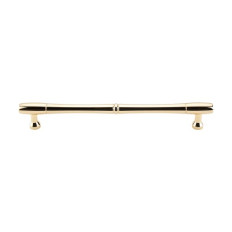 Nouveau Bamboo Appliance Pull 12" (c-c) - Polished Brass