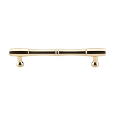 Nouveau Bamboo Appliance Pull 8" (c-c) - Polished Brass