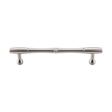 Nouveau Bamboo Pull 7" (c-c) - Brushed Satin Nickel
