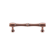 Nouveau Bamboo Pull 3 3/4" (c-c) - Antique Copper