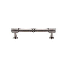 Nouveau Bamboo Pull 3 3/4" (c-c) - Pewter Antique