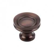 Button Faced Knob 1 1/4" - Oil Rubbed Bronze