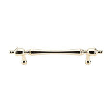 Somerset Finial Pull 7" (c-c) - Polished Brass