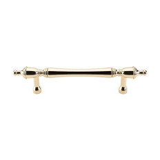 Somerset Finial Appliance Pull 8" (c-c) - Polished Brass