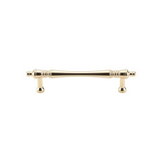 Somerset Finial Pull 3 3/4" (c-c) - Polished Brass