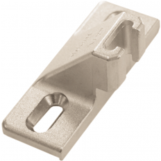 Mounting plate, 1/2", screw + narrow T-nut (130. and 133.), screw-on 130.1100.23