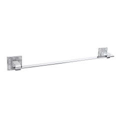 BA0082-261, Diamond Towel Bar Width 22 1/8"x Height 2 1/2"Polished Chrome