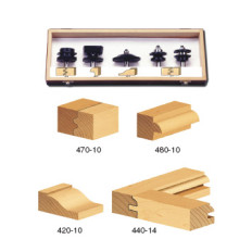 TRS-100 5-Piece Door Making Router Bit Set