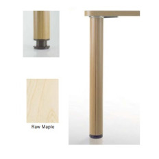 Wood Raw MapleTable-Height Legs - 27 3/4"SINGLE LEG