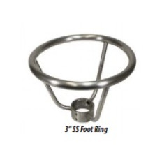 Foot Ring for Stainless Steel Columns, 3" Stainless Steel